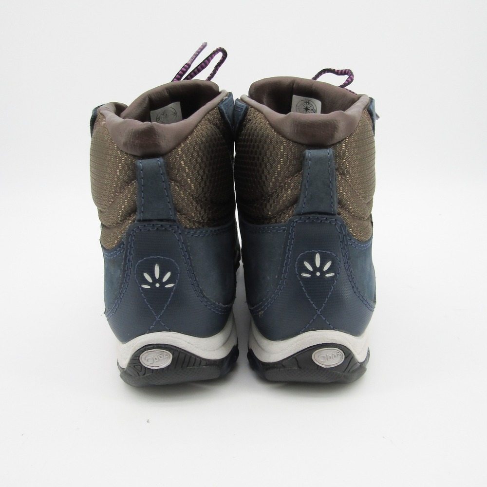 Oboz Sapphire Mid B-Dry Waterproof Hiking Boots Womens 7.5 Navy Blue Purple - Picture 8 of 9